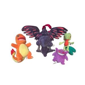 Pokemon Plush Bundle Charmander Gengar Treecko Gigantamax Corviknight Toy Animal